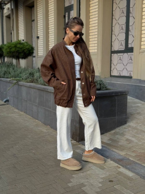 Женский oversize бомбер АР-А0495Т550