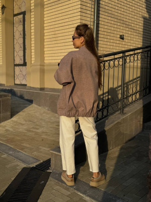 Женский oversize бомбер АР-А0495Т550