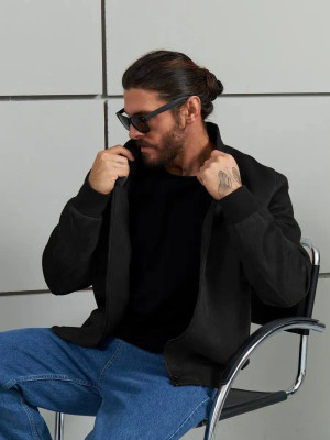 Чоловічий замшевий бомбер КС-А0499Т590