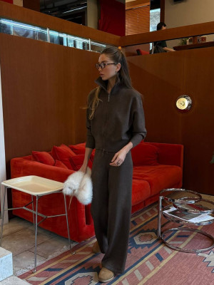 Ангоровий жіночий костюм двійка BRA-A160T649