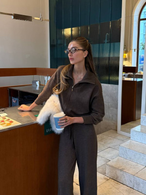 Ангоровий жіночий костюм двійка BRA-A160T649