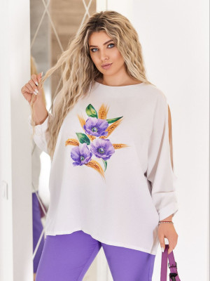 Костюм двойка со свободной блузой VOJ-A1006T680 Костюм двойка со свободной блузой VOJ-A1006T680