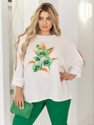 Костюм двойка со свободной блузой VOJ-A1006T680 Костюм двойка со свободной блузой VOJ-A1006T680