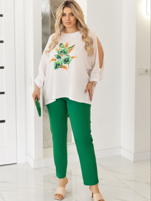 Костюм двойка со свободной блузой VOJ-A1006T680 Костюм двойка со свободной блузой VOJ-A1006T680