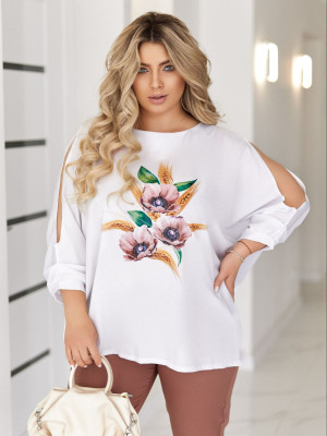 Костюм двойка со свободной блузой VOJ-A1006T680 Костюм двойка со свободной блузой VOJ-A1006T680