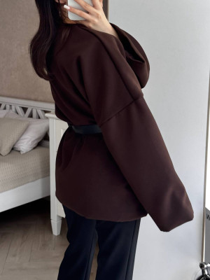 Короткое пальто на подкладке BRA-A258T689