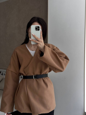 Короткое пальто на подкладке BRA-A258T689