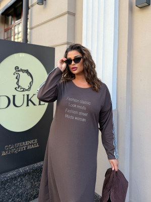 Платье с кружевом на рукавах ZP-A1315T530