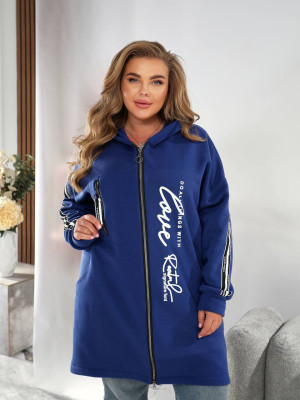 Длинный кардиган на флисе MOV-A639T580