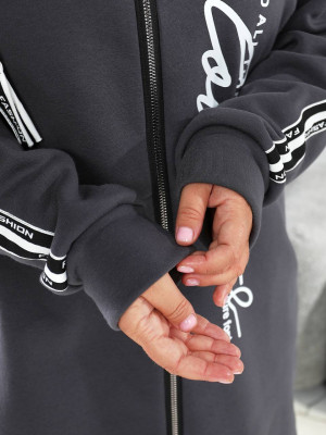 Длинный кардиган на флисе MOV-A639T580