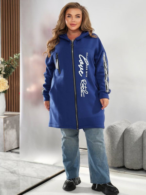 Длинный кардиган на флисе MOV-A639T580