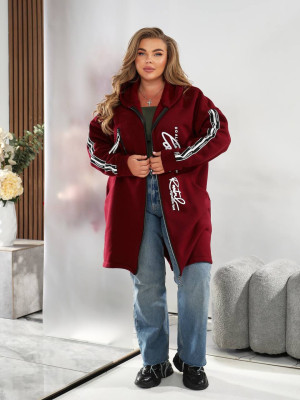 Длинный кардиган на флисе MOV-A639T580