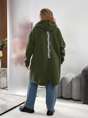 Длинный кардиган на флисе MOV-A639T580