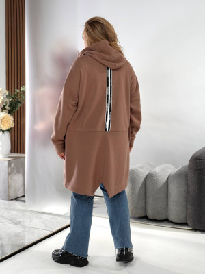 Длинный кардиган на флисе MOV-A639T580