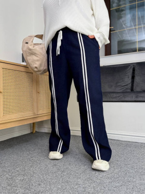 Брюки палаццо с лампасами CUR-A886T460 Брюки палаццо с лампасами CUR-A886T460