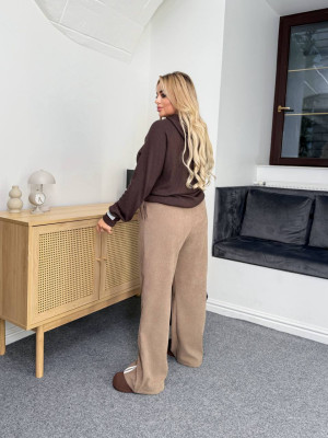 Брюки палаццо с лампасами CUR-A886T460 Брюки палаццо с лампасами CUR-A886T460