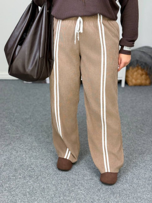 Брюки палаццо с лампасами CUR-A886T460 Брюки палаццо с лампасами CUR-A886T460