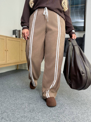 Брюки палаццо с лампасами CUR-A886T460 Брюки палаццо с лампасами CUR-A886T460