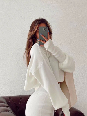 Ангорный костюм двойка BRA-A170T589