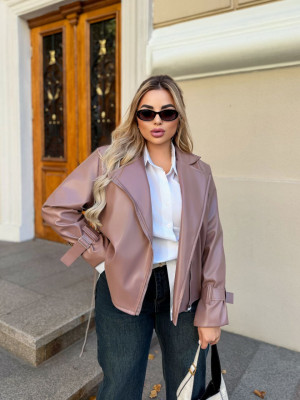 Кожаная куртка косуха ET-A615T900