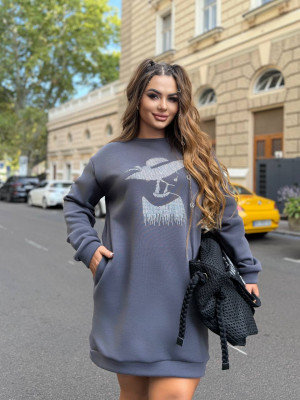 Платье-туника с аппликацией ET-A8911T499