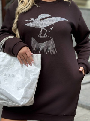 Платье-туника с аппликацией ET-A8911T499