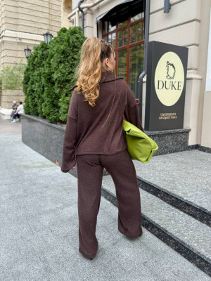 Костюм со свободной кофтой на змейке ET-A8834T750