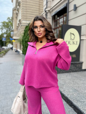 Костюм со свободной кофтой на змейке ET-A8834T750