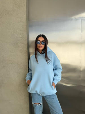 Стильное худи на флисе SF-A5683T600