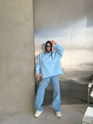 Стильное худи на флисе SF-A5683T600