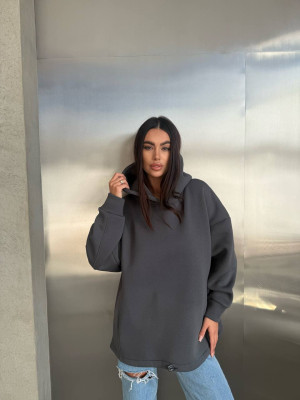 Стильное худи на флисе SF-A5683T600