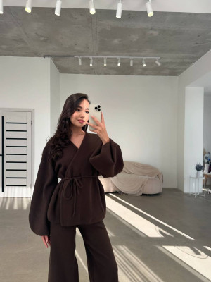 Ангоровый деловой костюм EST-A5722T650