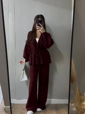 Ангоровый деловой костюм EST-A5722T650