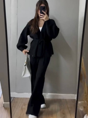 Ангоровый деловой костюм EST-A5722T650