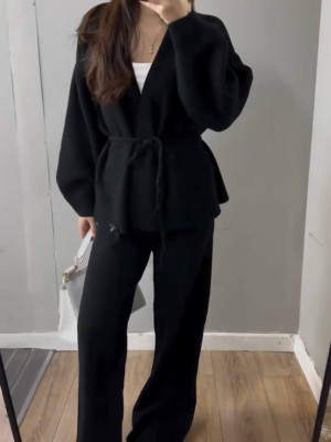 Ангоровый деловой костюм EST-A5722T650