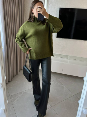 Вязаный женский свитер AMU-A2474T630