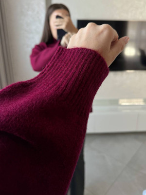 Вязаный женский свитер AMU-A2474T630