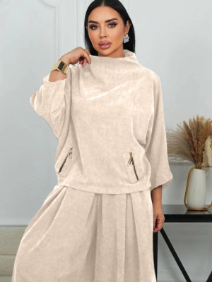 Стильный костюм с широкими брюками ACHK-A1981T930