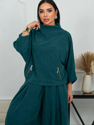 Стильный костюм с широкими брюками ACHK-A1981T930