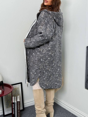 Пальто-кардиган с капюшоном AD-A7859.1T450