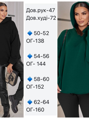 Теплый худи на флисе EY-A736T15