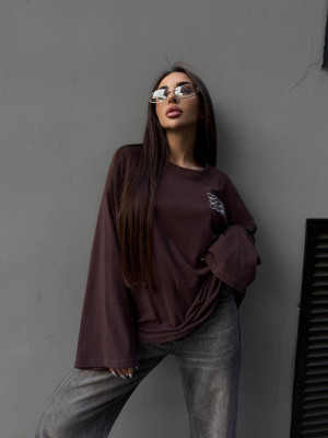 Женский оверсайз лонгслив AM-A3336T450