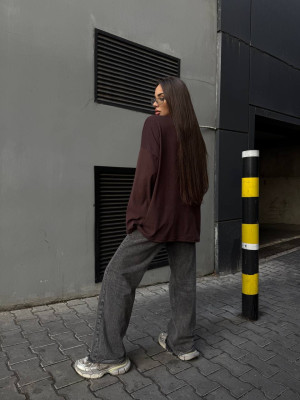 Женский оверсайз лонгслив AM-A3336T450