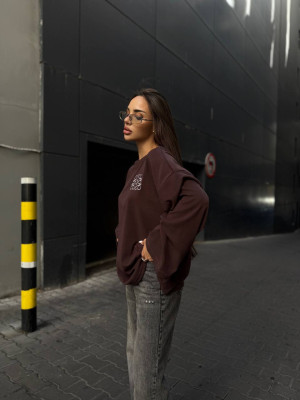 Женский оверсайз лонгслив AM-A3336T450