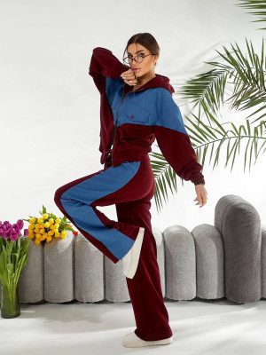 Костюм с джинсовыми вставками OLD-A7024T29 Костюм с джинсовыми вставками OLD-A7024T29