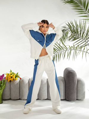 Костюм с джинсовыми вставками OLD-A7024T29 Костюм с джинсовыми вставками OLD-A7024T29