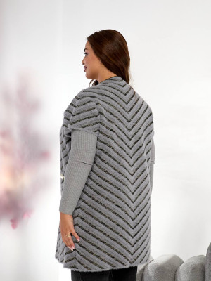 Подовжена жилетка альпака MAX-A919T1100 Подовжена жилетка альпака MAX-A919T1100