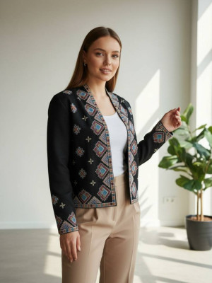 Піджак з вишивкою AMU-A5947T820 Піджак з вишивкою AMU-A5947T820