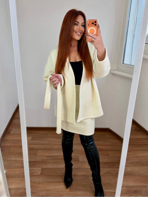 Кашеміровий костюм з спідницею MA-N2147T600 Кашеміровий костюм з спідницею MA-N2147T600