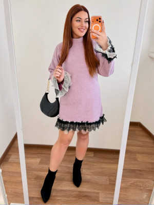 Кашемірова сукня з мереживом MA-N2148T600 Кашемірова сукня з мереживом MA-N2148T600